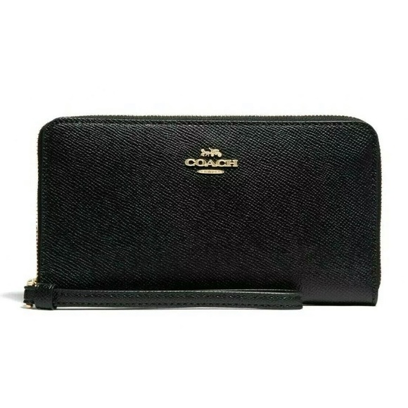 Coach Handbags - Coach | Crossgrain Leather Phone Wallet Wristlet